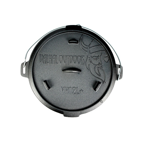 Load image into Gallery viewer, Valhal Dutch Oven Gietijzer met pootjes 12 L
