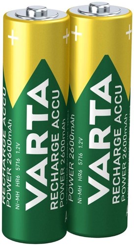 Load image into Gallery viewer, Varta aa accu 2600ma blister 2 r2u
