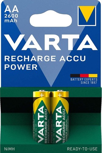Load image into Gallery viewer, Varta aa accu 2600ma blister 2 r2u
