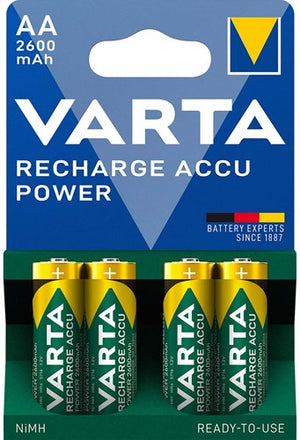 Oplaadbare batterij varta accu aa 4 stuks
