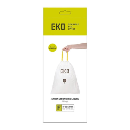 Eko afvalzakken type f 40-60l wit