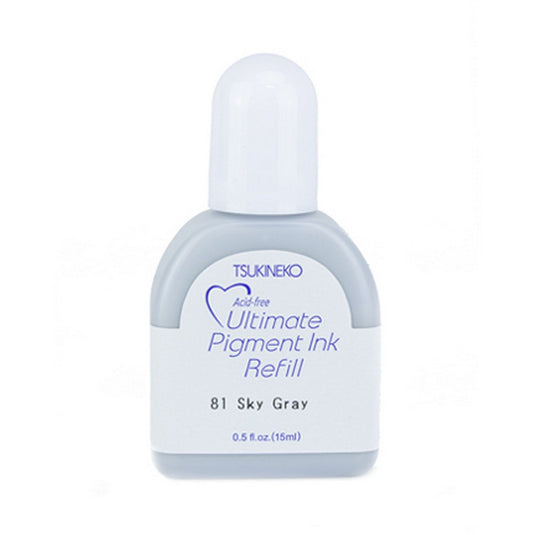 Tsukineko • versacolor ultimate pigment reinker navulling inkt sky gray