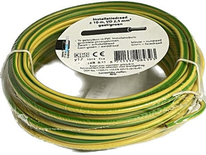 Enzo vd draad 2.5qmm ge gr 10m - 1242068