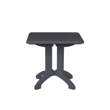 Grosfillex vega tafel kunststof 80x80cm antraciet
