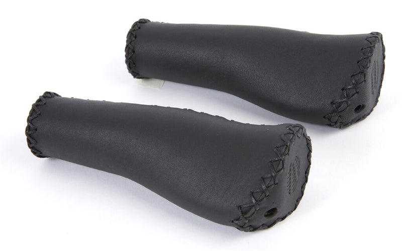 Afbeelding laden in galerijviewer, Velo Handvat Leer Ergo 135 135mm Zwart
