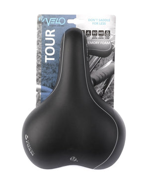 Velo zadel tour vacuum met o-zone en memory-foam, dames