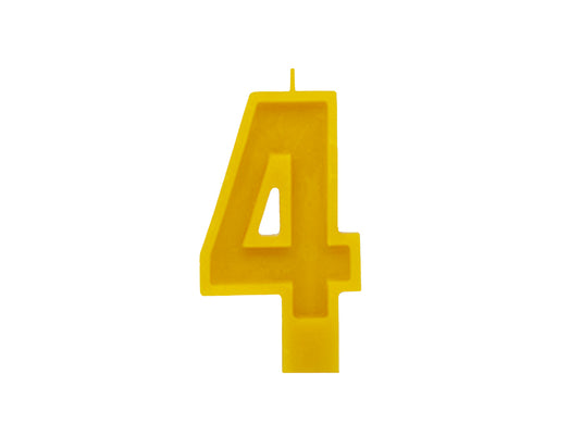 Kalina verjaardagskaars - cijfer 4