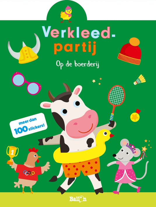 Ballon verkleedpartij - op de boerderij