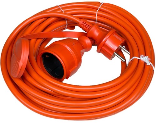 Chargez l'image dans la visionneuse de la galerie, Enzo verlengsnoer pvc oranje 3x1,5qmm 40m - 1167058
