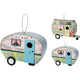 Home styling vogelhuis caravan 24x9x17cm