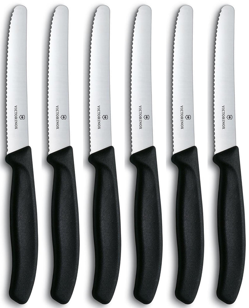 Load image into Gallery viewer, Victorinox tomatenmes gekarteld zwart
