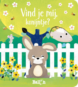 Ballon vind je mij, konijntje? (kijkgaatjes)