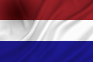 Dokkumer vlaggen centrale vlag nederland 50x75 cm spun-poly