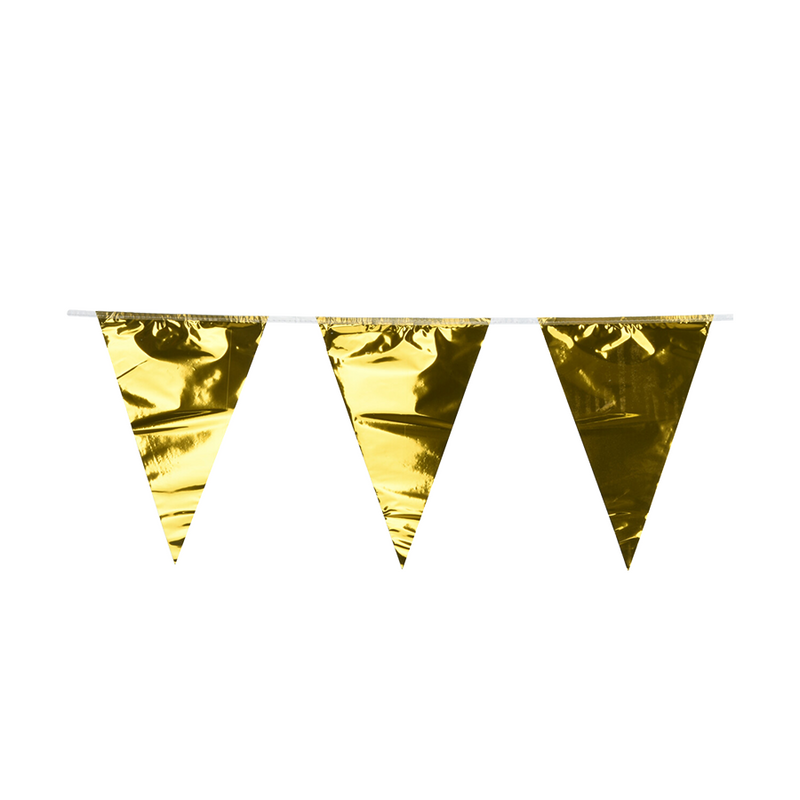 Cargue la imagen en el visor de la galería, Vlaggenlijn goud 600cm
