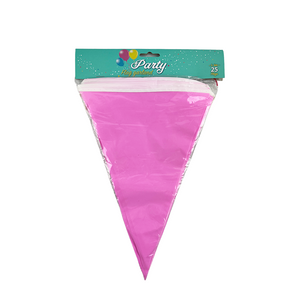 Vlaggenlijn roze 600cm