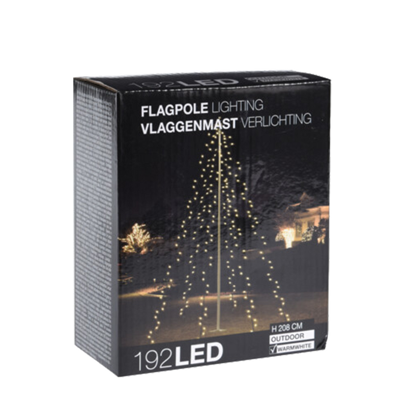 Load image into Gallery viewer, Nampook kerst led vlaggenmast verlichting 192 led
