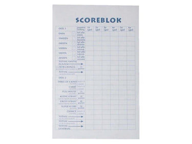 Haza scoreblok 9.4x14.5cm 250vel pak a 5 stuks