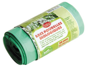 La droguerie écologique vuilniszakken 30 liter - pedaalemmer - 30st