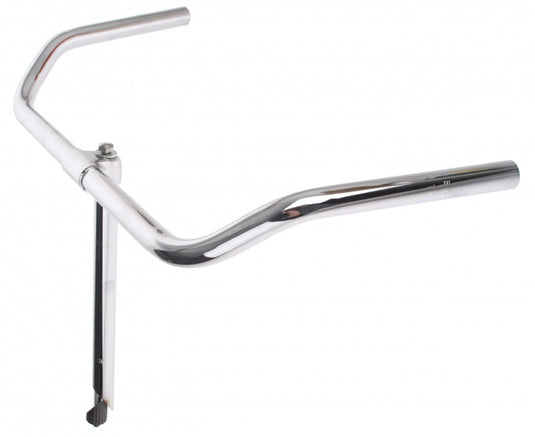 Stuur Omafiets XL Grepen 22,2 550 22,2 mm Zilver