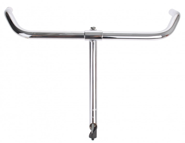 Load image into Gallery viewer, Stuur Omafiets XL Grepen 22,2 550 22,2 mm Zilver
