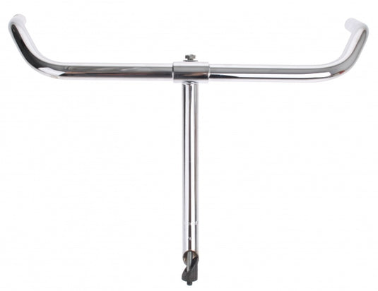 Stuur Omafiets XL Grepen 22,2 550 22,2 mm Zilver