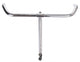 Stuur Omafiets XL Grepen 22,2 550 22,2 mm Zilver