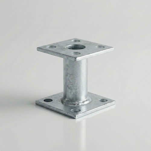 Cargue la imagen en el visor de la galería, Waelbers consolesteun 70mm, paalhouder thermisch verzinkt (fv) - 1 stuk(s) - 429393.99
