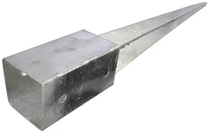 Waelbers paalhouder met punt 151x151x750, thermisch verzinkt (fv) - 1 stuk(s) - 42740352.99