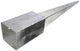 Waelbers paalhouder met punt 151x151x750, thermisch verzinkt (fv) - 1 stuk(s) - 42740352.99