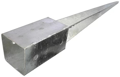 Waelbers paalhouder met punt 151x151x750, thermisch verzinkt (fv) - 1 stuk(s) - 42740352.99