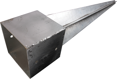 Waelbers producten paalhouder met punt 151x151x900 fv