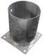 Waelbers paalhouder op plaat rond 100mm, thermisch verzinkt (fv) - 1 stuk(s) - 428383.99