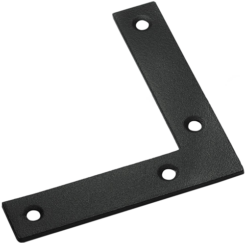 Cargue la imagen en el visor de la galería, Waelbers raamhoek 120mm zwart txt p 4st kvp - 20 stuk(s) - 2068kvp.24
