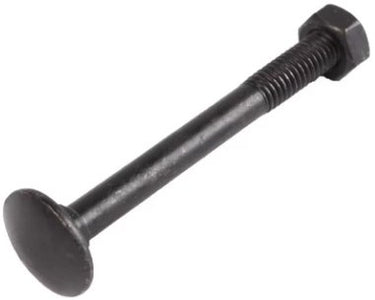 Waelbers slotbout m8x70mm + moer m8 zwart - 25 stuk(s) - 9677.09