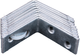 Waelbers stoelhoek 40mm, blauw verzinkt (gv) - 100 stuk(s) - 2161ean.13