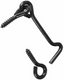 Waelbers windhaak l=400mm zwart + los oog - 5 stuk(s) - 409127.02