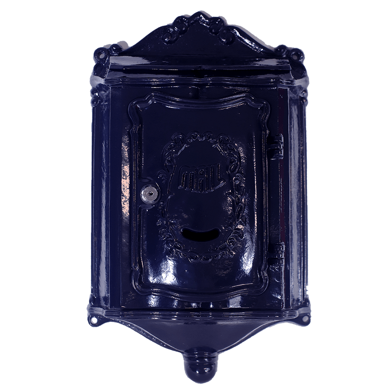 Postguard - Nostalgische Brievenbus blauw