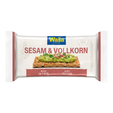 Wasa sesam volkorn duo-pack (60x 27 gr)