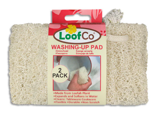 Loofco afwasspons - luffa - 2st