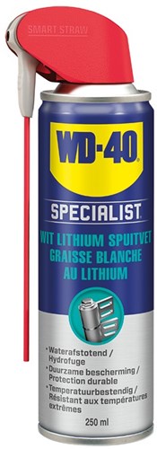 WD40 Specialist® Hoogwaardig Wit Lithiumspuitvet 250ml