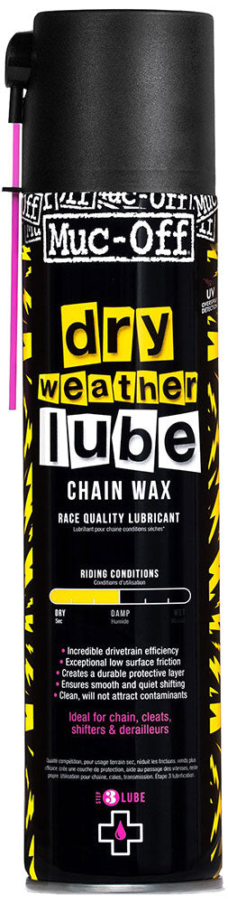 Load image into Gallery viewer, Muc-off dry weather lube aerosol chain spray 400ml
