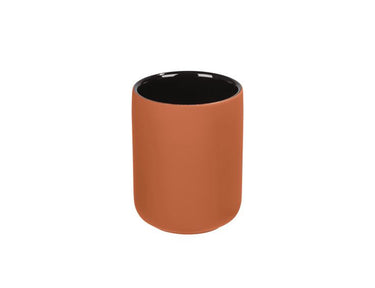 Wenko beker - badkamer - terracotta