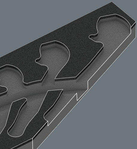 Load image into Gallery viewer, Wera zelfaanpassende steeksleutel 6004 joker set 1 gereedschapsset (zwart grijs, zelfinstellende steeksleutelset, in schuimrubberen inzet voor werkplaatswagen)
