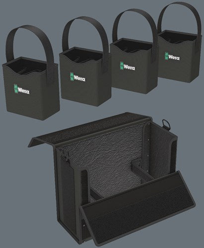 Wera 2go 2 xl gereedschapskoffer, 2-delig - 05004357001