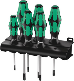 Wera 367 6 schroevendraaierset kraftform plus (zwart groen, 6-delig)