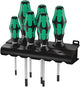 Wera 367 6 schroevendraaierset kraftform plus (zwart groen, 6-delig)