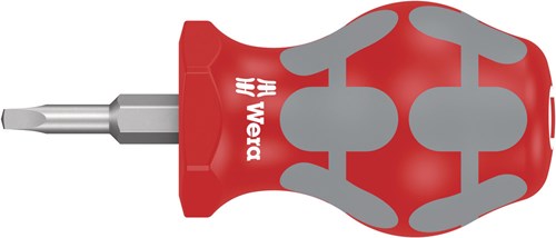 Load image into Gallery viewer, Wera 368 stubby schroevendraaier voor binnenvierkant-schroeven, # 2 x 25 mm - 05008864001
