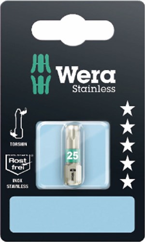 Load image into Gallery viewer, Wera 3867 1 ts sb torx® bits, rvs, tx 25 x 25 mm - 1 stuk(s) - 05073623001
