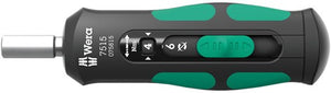 Wera 7515 kraftform safe-torque speed draaimomentschroevendraaier, 2-6 nm, 1 4 x 2,0 nm x 3,0 nm x 4,0 nm x 5,0 nm x 6,0 nm x 147.5 mm - 05075815001