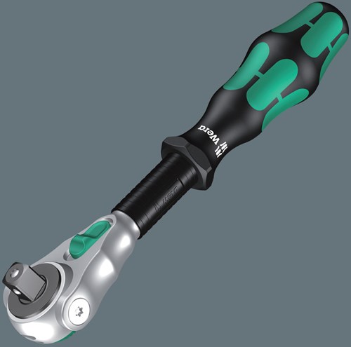 Wera 8000 b zyklop ratel met 3 8 -aandrijving, 3 8 duim x 199.0 mm - 1 stuk(s) - 05003550001